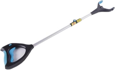 Afvalprikkers Grijpstok - Reacher Grabber Tool - Voorwerpen Pakken - Opvouwbaar Ontwerp - 84 cm - Blauw
