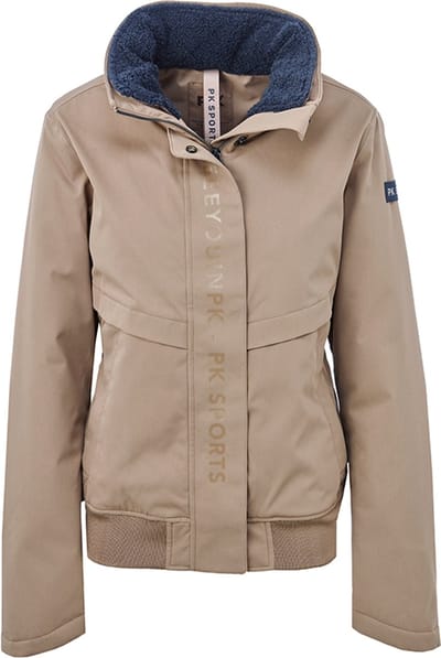 PK International - Winterjas - Dames - Bomber - Waterdicht - Winddicht - Capuchon - Zoom - Beige - 158