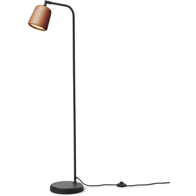 New Works vloerlamp Materiaal, rood, terracotta, hoogte 125 cm