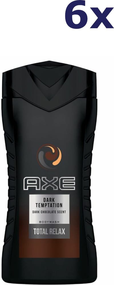 6x Axe Douchegel – Dark Temptation 250 ml