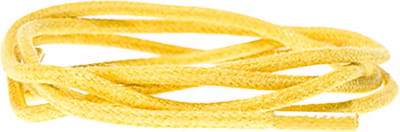 Cordial - schoenveters - Geel - wax dun rond - veterlengte 75 cm 4-6 gaatjes