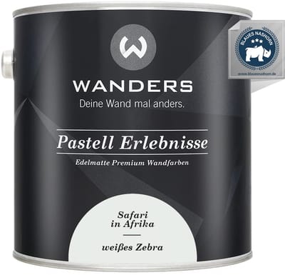 Wanders Muurverf - Edelmatte Krijtverf voor Hout en Meubels - Zeer Lichtgrijs Zebra - 2,5L