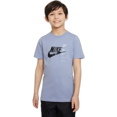 T-shirt Korte Mouw Nike T-shirt Sportswear Standard Issue bleu canard
