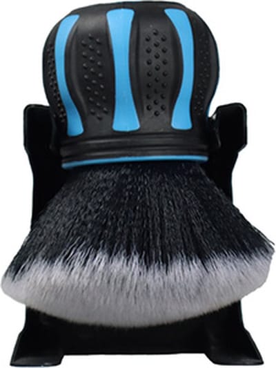 D CON CURVEBALL ZWART BLAUW DETAILING BORSTEL