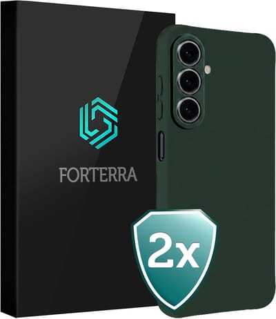 Hoesje 2 Stuks - Geschikt voor Samsung Galaxy A27 - Sterk & Shockproof - Back Cover - Case Siliconen - Telefoon Hoes - Donkergroen