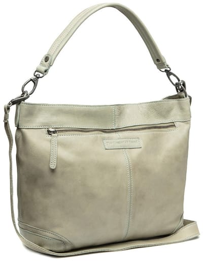 The Chesterfield Brand Leren Shopper Bolivia Hobo Large Ocean Blue Kaki