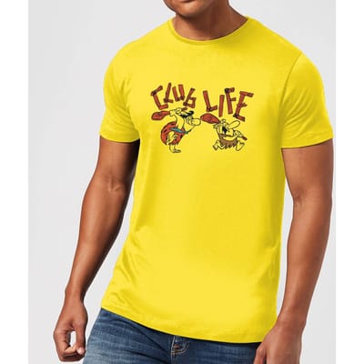 The Flintstones Club Life Men's T-Shirt - Yellow - S