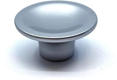 AVENUE decoration meubelknop - model "Karel" - Ø 35 mm - kunststof aluminium look