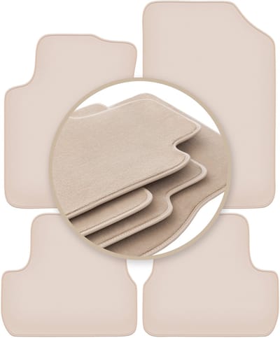 PREMIUM beige vloermatten voor: Citroen DS3 cabrio 2015-