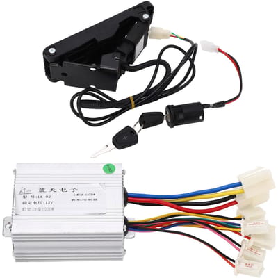 Elektrische Fietsen Ombouwset 12V 500W Geborstelde Motor Controller met Voetgaspedaal voor