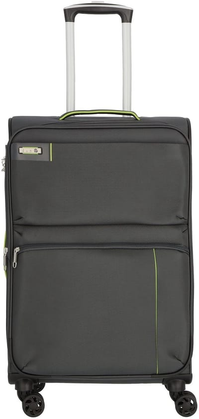 d & n Travel Line 6700 4 wielen Trolley 60 cm - Zachte bagage - TSA slot - grau