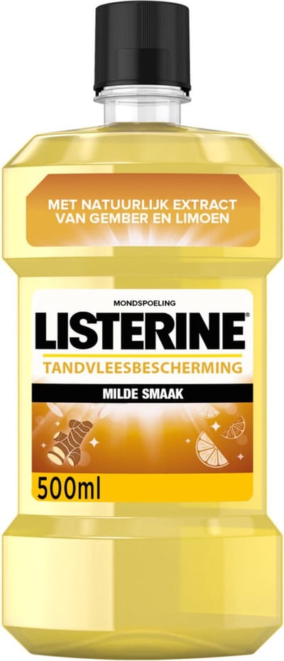 Listerine - Mondwater - Fresh Ginger & Lime - 500 ml