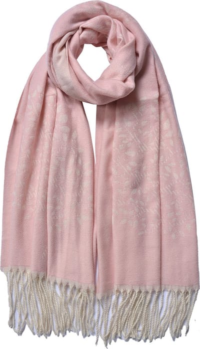 Juleeze Wintersjaal Dames 68x180 cm Roze Polyester