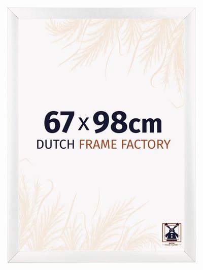 Fotolijst 67x98 cm - MDF - Wit Mat - Praag
