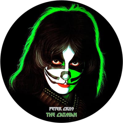 Signs USA - wandbord - dibond - Peter Criss - Kiss - Rond 20 cm