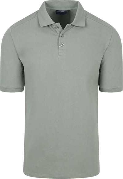 Suitable Respect Polo Tiger Groen - Maat L - Heren - Polo shirt Heren met Korte mouw