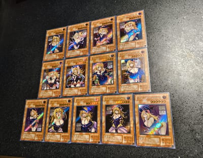 Yu-gi-oh! 13 stuks/set Zwarte Tovenares Meisje Doe-het-zelf Zelfgemaakte Kaartencollectie Kaarten Gaas Flits Anime Speelgoed Cadeau Kar 59x86mm