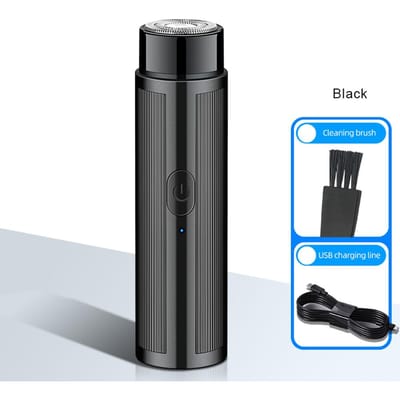 Mini USB Oplaadbaar Elektrisch Scheerapparaat Wasbaar Scheermes Micro-vibratie Motor Anti-kras Mannen Baard Trimmer Scheren Machine voor Reizen Auto Thuis