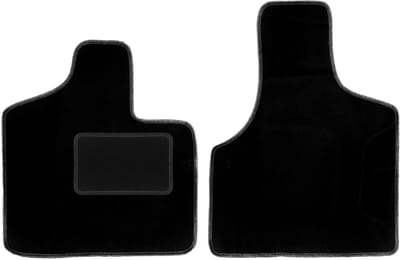 Voormatten zwart voor: Dodge Caravan / Grand Caravan III 7-zits (2001-2007)