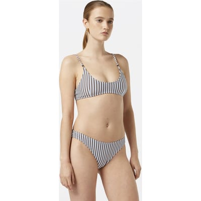 Scotch & Soda Textured Stripe Bikini Top Cold Brew Taglia: S | Bikini Outlet | Donna