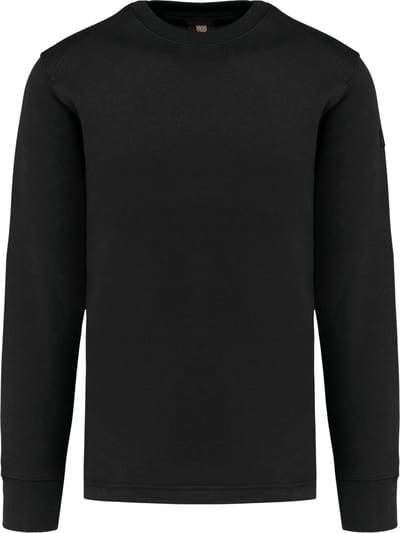 WK. Designed To Work Sweater ingezette mouwen WK4001 - Black - XXL