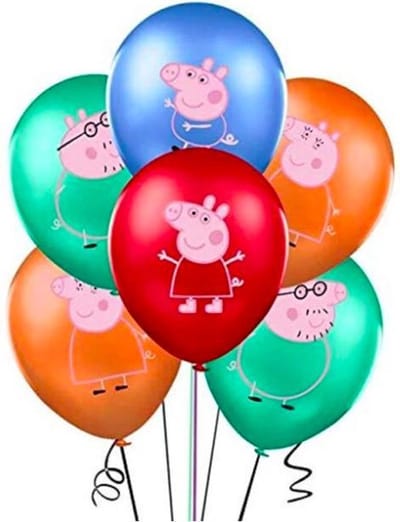 ProductGoods - 10x Peppa Pig Ballonnen Verjaardag -Verjaardag Kinderen - Ballonnen - Ballonnen Verjaardag - Peppa Pig - Kinderfeestje