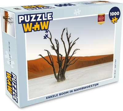 Puzzel Enkele boom in Namibwoestijn - Legpuzzel - Puzzel 1000 stukjes volwassenen