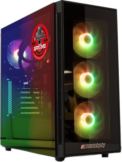 ScreenON – Night Shark - Ryzen 5 - 480GB SSD + 2TB HDD - RTX 3050 – GamePC.V31364