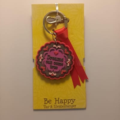 Be Happy - Sleutelhanger - Dreams can come true