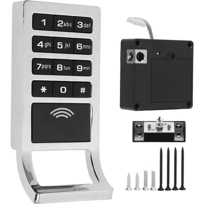 Wachtwoord M1 Kaart Kastslot Zinklegering Toetsenbord Kastslot voor Kasten Laden Kledingkasten white
