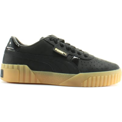 Puma Cali zwart nubuck leer dames kanteltrainers 369161 03