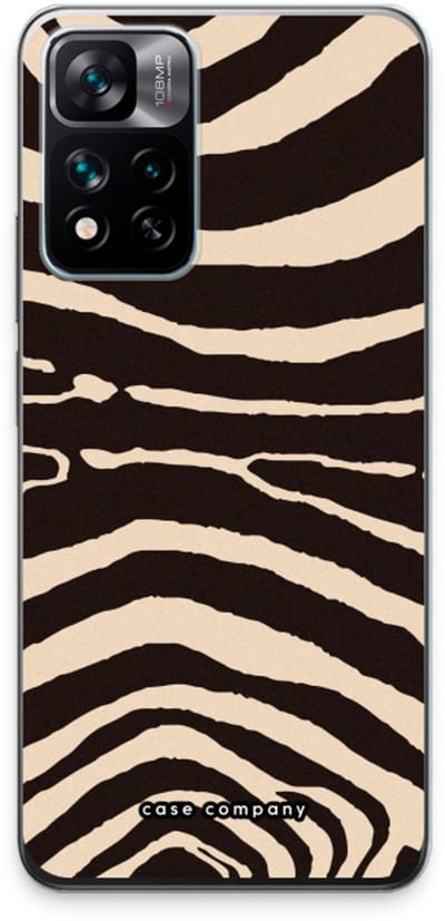 Case Company® - Hoesje geschikt voor Xiaomi 11i hoesje - Arizona Zebra - Soft Cover Telefoonhoesje - Bescherming aan alle Kanten en Schermrand