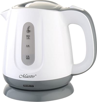 Feel-Maestro MR013 - waterkoker 1 l Grijs, Wit 1100 W