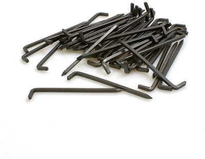 Dailygoody - Consolehaken - Stalen haken voor ophangen - Blauw - Bevestigen van materialen - Ideaal voor foto's - 50 stuks