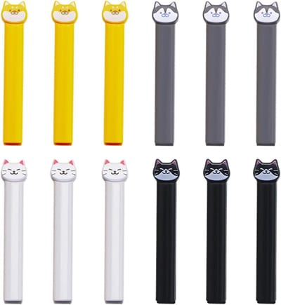 Voedselzak clips - Keuken organizers - Levensmiddelen bewaren - Herbruikbaar en duurzaam - 115 cm breed - Meerkleurig