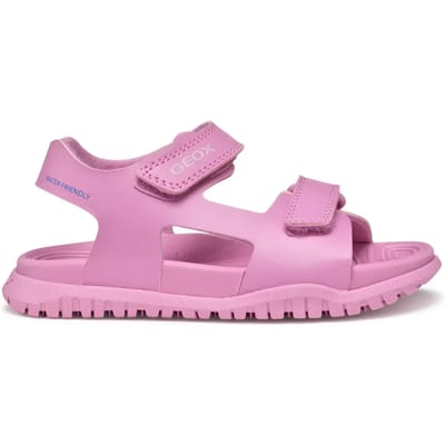 GEOX SANDAL FUSBETTO TIENERS Sandalen - DONKERROZE - Maat 31