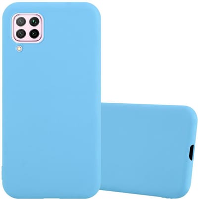 Cadorabo Hoesje geschikt voor Huawei NOVA 6 SE / P40 LITE / NOVA 7i in CANDY BLAUW - Beschermhoes gemaakt van flexibel TPU silicone Case Cover