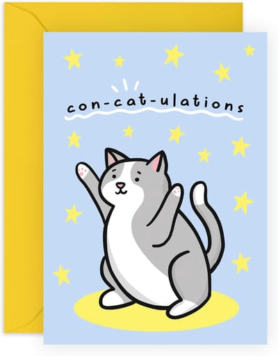 Wenskaart Werk - Felicitatiekaart - Nieuwe baan - Inclusief stickers - 18x14cm