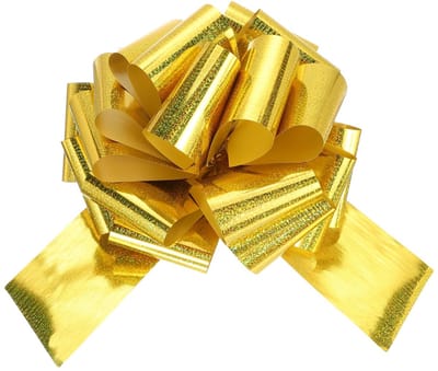 14 inch gigantische grote truistrik 1 stuk grote glitter metallic auto bogen lint voor bruiloft geschenken wrap Kerstmis, gouden toon