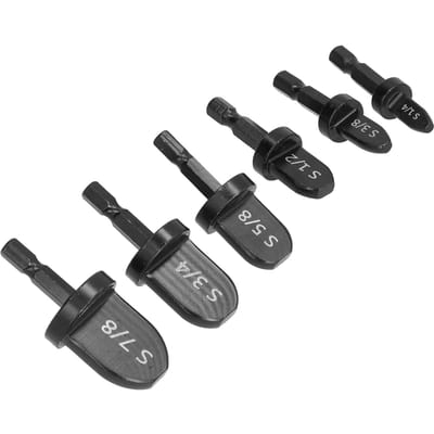 6 Stuks Krimp Tool Boor Bit Set Handig Praktisch Brede Toepassing Buis Expander Boor BitZeskant Schacht