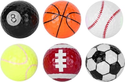 6 Stuks Golfballen voor Training en Wedstrijden - Perfecte Golfaccessoires