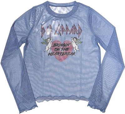 Def Leppard - Bringin On The Heartbreak Longsleeve top - S - Blauw