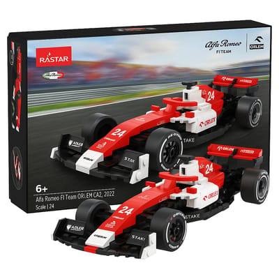 Jamara Constructiespeelgoed - 402807 Alfa Romeo C42 F1 - Rood Bouwstenen set - 1:24