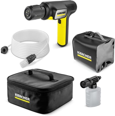 Kärcher OC Handheld Compact Adventure - Mobiele Drukreiniger - 15 Bar - 150 l/u - Voor o.a. Fiets, Mountainbike, Hond en Camping