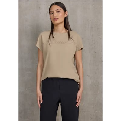 Shirt met edelstenen