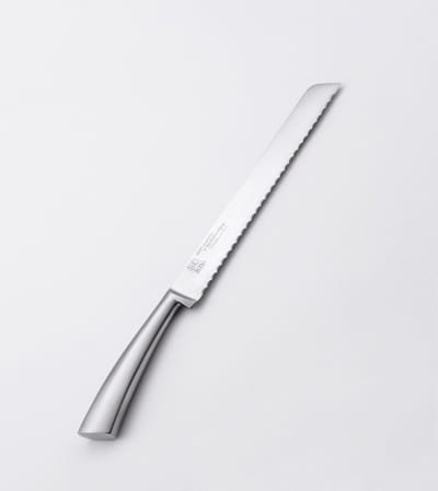 KnIndustrie BE-KNIFE Kartelmes - Hoogwaardig Roestvrijstalen Mes voor Perfecte Broodplakken 224 mm Kwaliteit Gemaakt in Italië