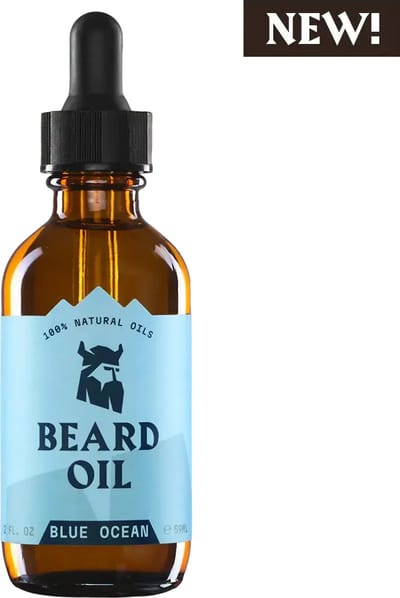 Striking Viking Baardolie voor Mannen - Blue Ocean - 60 ml