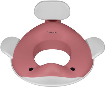 Kindsgut - WC verkleiner - Roze - Walvisdesign - Antislip functie - Jongens & Meisjes - Comfortabel ontwerp WC bril verkleiner