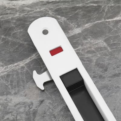 Dailygoods- Schuifdeurslot Complete Set - Glazen Schuifdeuren - U-Beugel - Haakslot - Zinklegering - 28mm Slot - Eenvoudige Installatie - Glazen Schuifdeur Slot