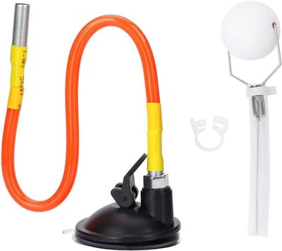 Tafeltennis Trainer - Pong Ball Robot - Tafeltennis Oefenen - Zuignap Stabiliteit - 47 cm Hoog - Oranje